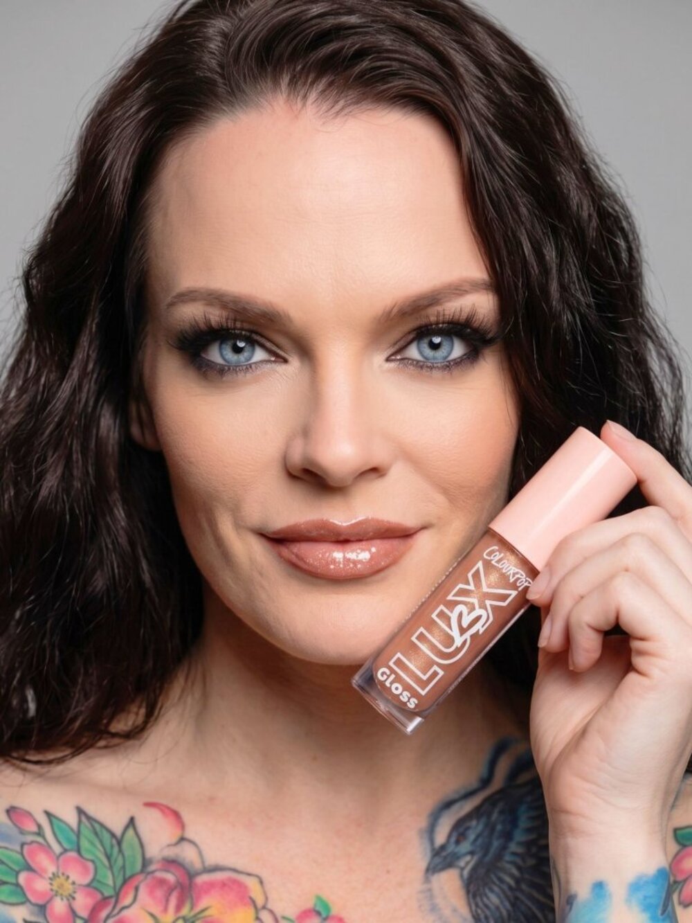 ColourPop ✦ Lux Gloss Eclectic ✦ High Shine Nude Gloss lightweight shimmer .16oz